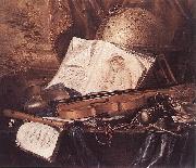 RING, Pieter de Still-Life of Musical Instruments China oil painting reproduction